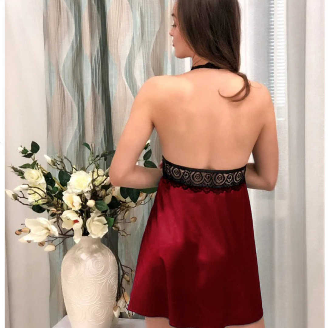 Romantic Satin Silk and Net Gown