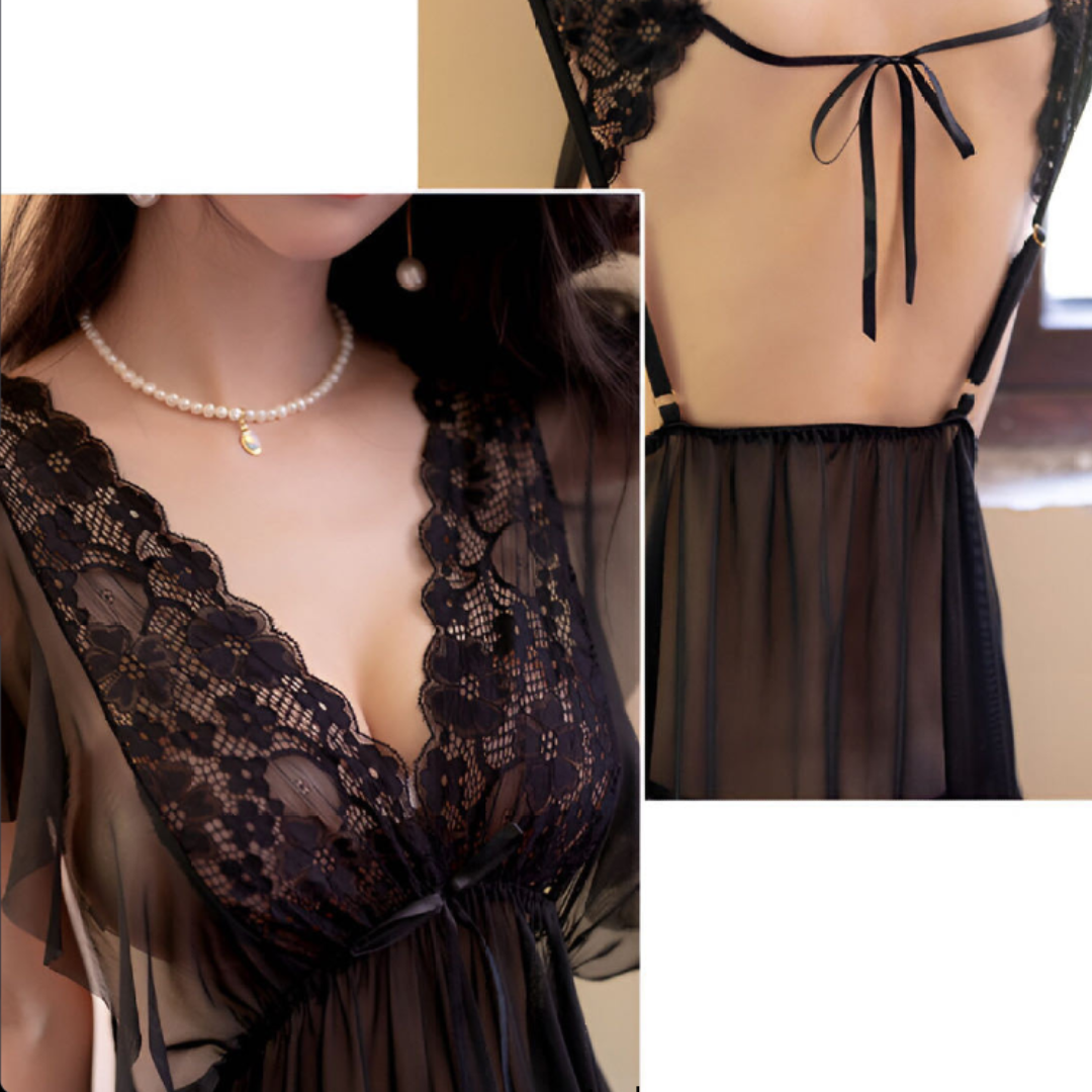 Soft Mesh See Through Net Nighty