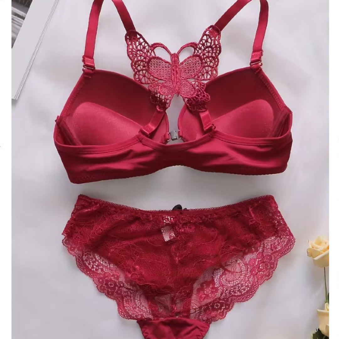 Push-up Front Open Butterfly Back Set