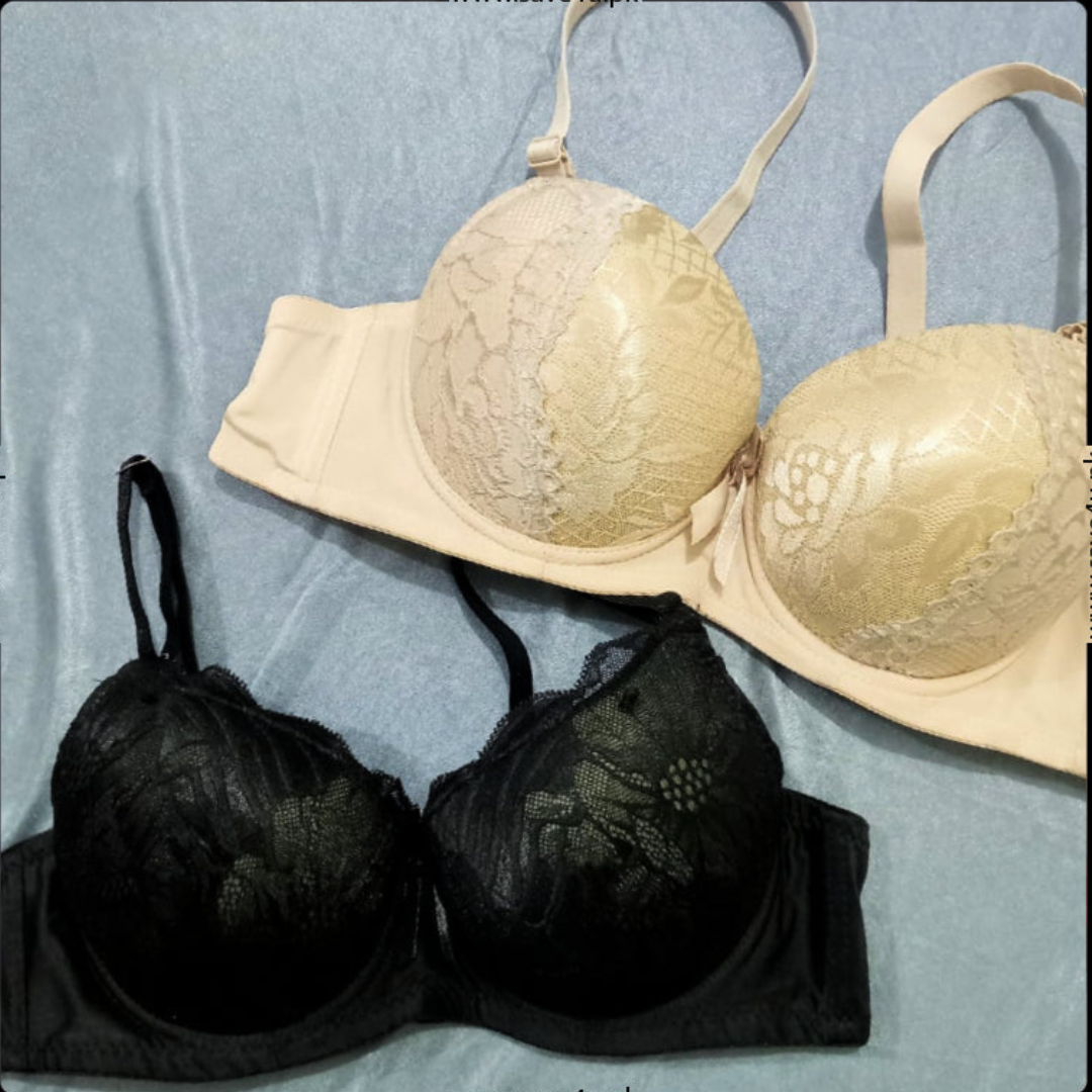 Pack Of 2 Lace Padded Bra