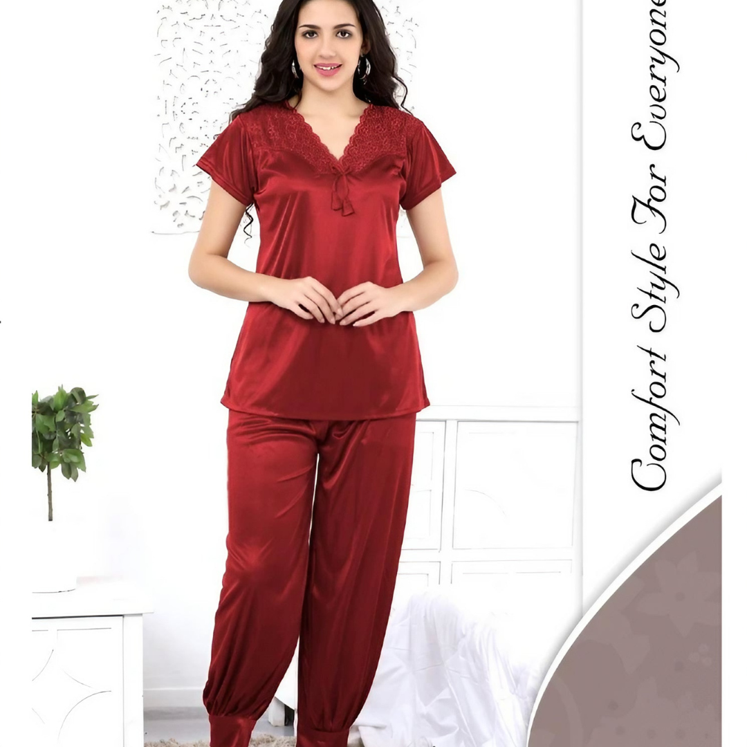Casual Silky Smooth Pajama Set