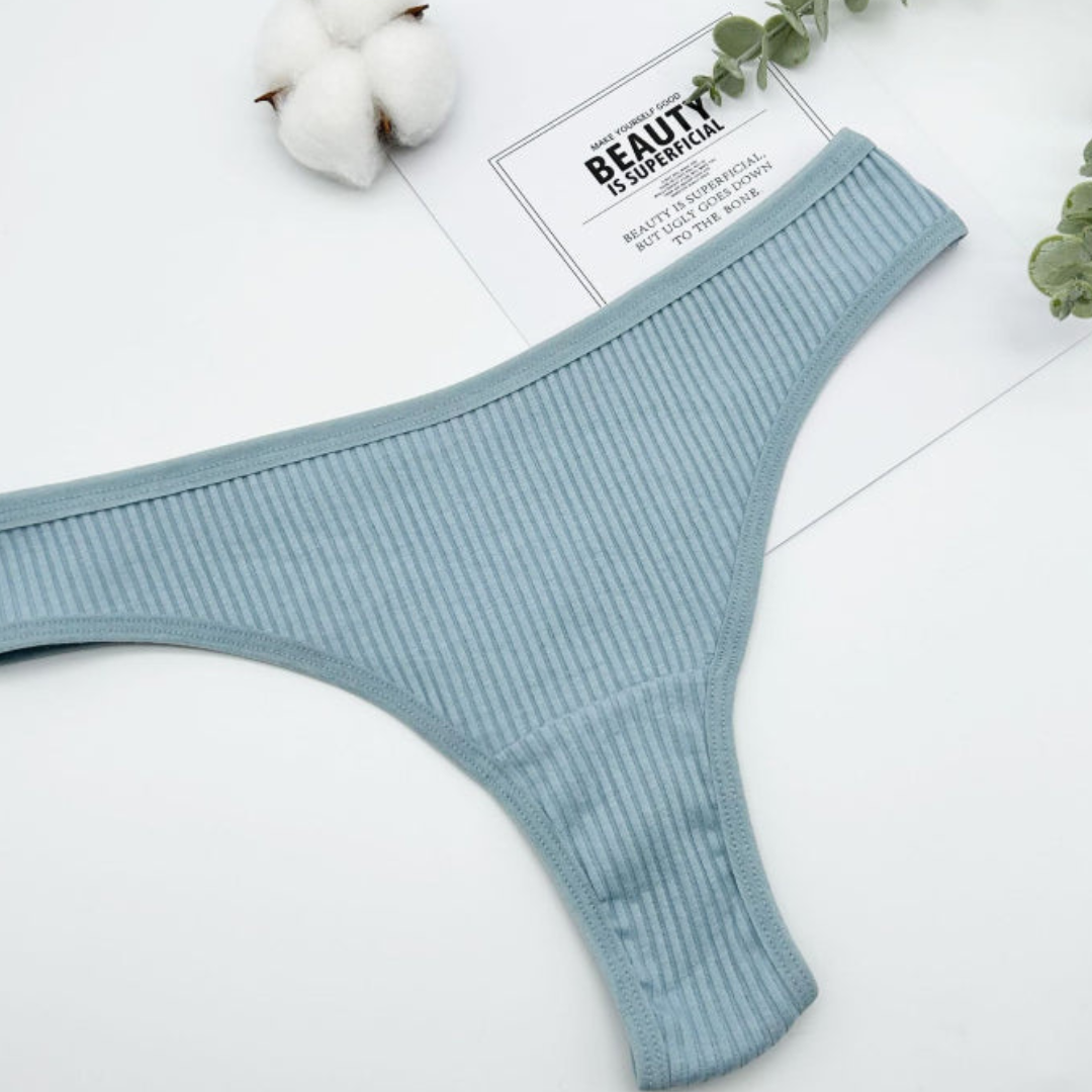 Pack of 2 Jersy Cotton Essential Thongs