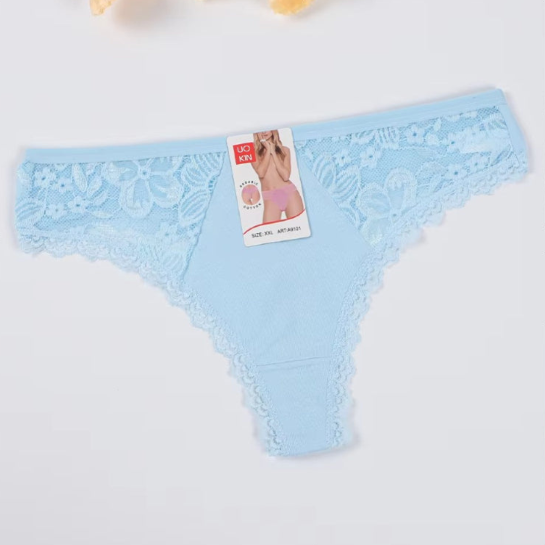 Pack of 2 Soft Touch Lacy Thongs