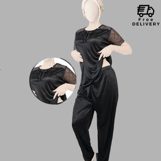 Luxury Satin Silk Smooth Pajama Set