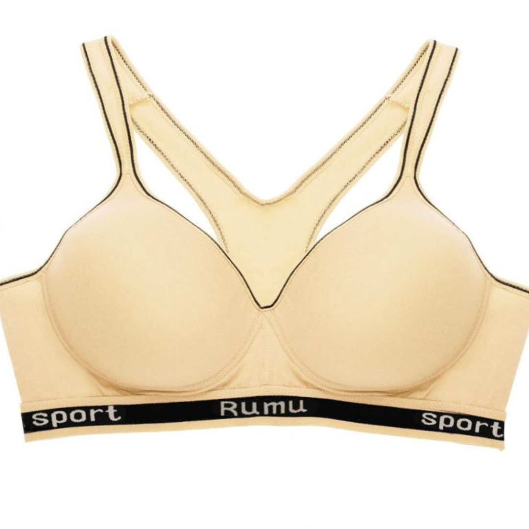Ladies Seamless Wireless Sports Bra for Workout