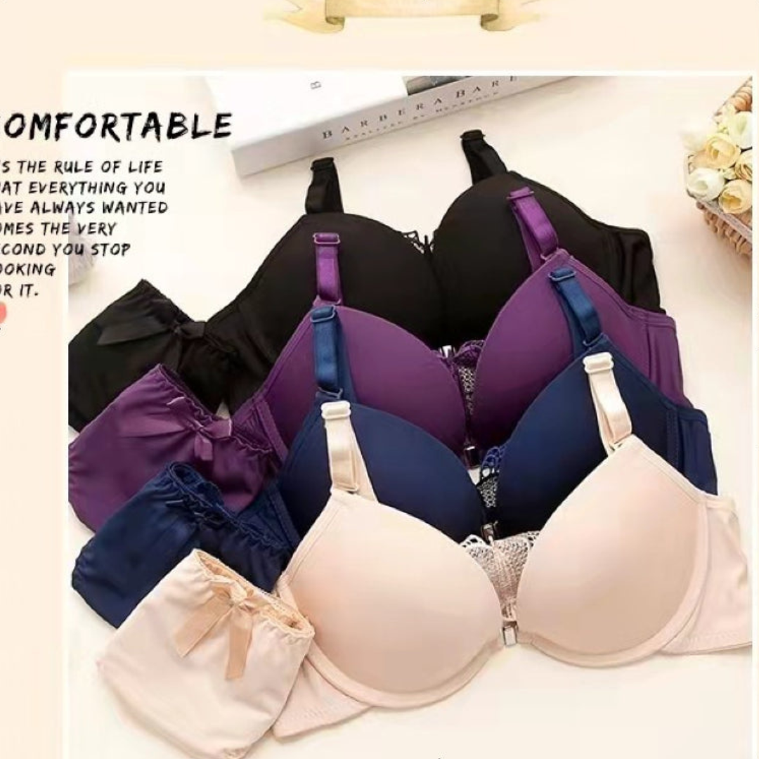 Push-up Front Open Butterfly Back Set