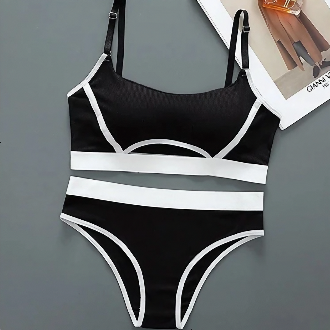 Soft Removable Padded Sports Bra Set