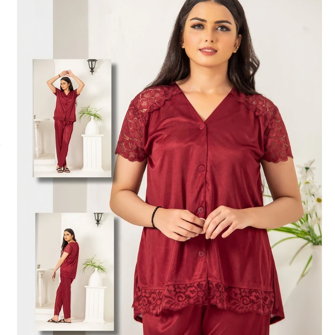 Comfy Silky Pajama & Top Set