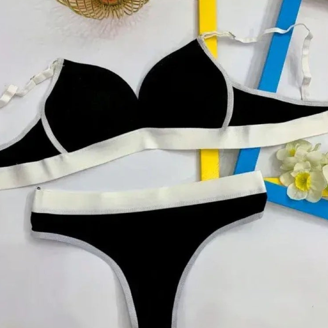 Sleek Fit Padded Bra with Matching Thong
