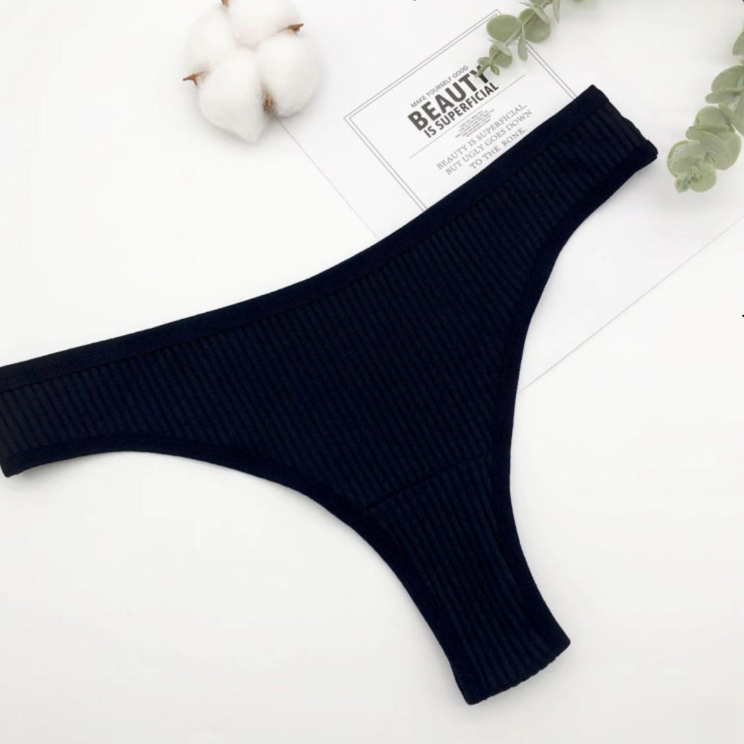 Pack of 2 Jersy Cotton Essential Thongs