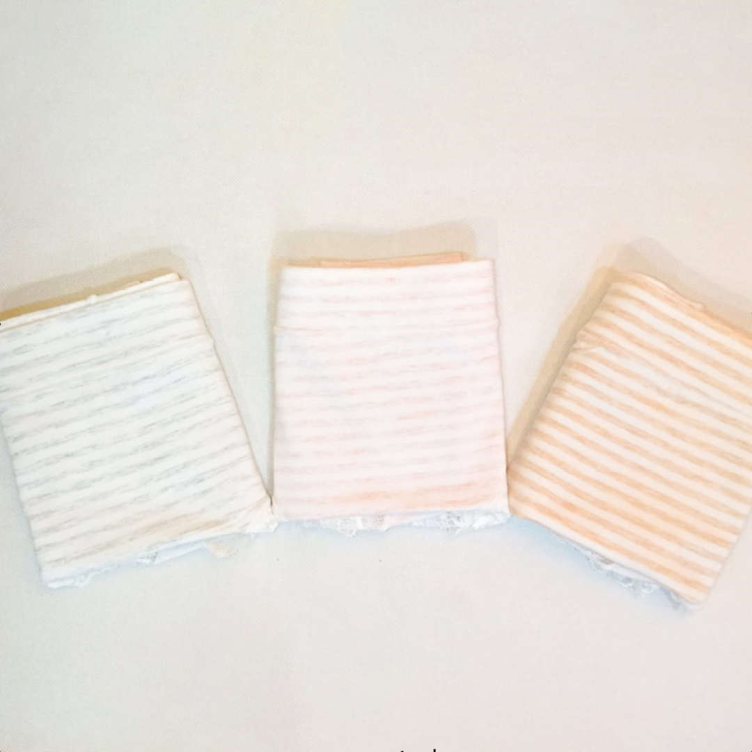 Pack of 2 Ladies Trim Lace Design Cotton Comfy Panties