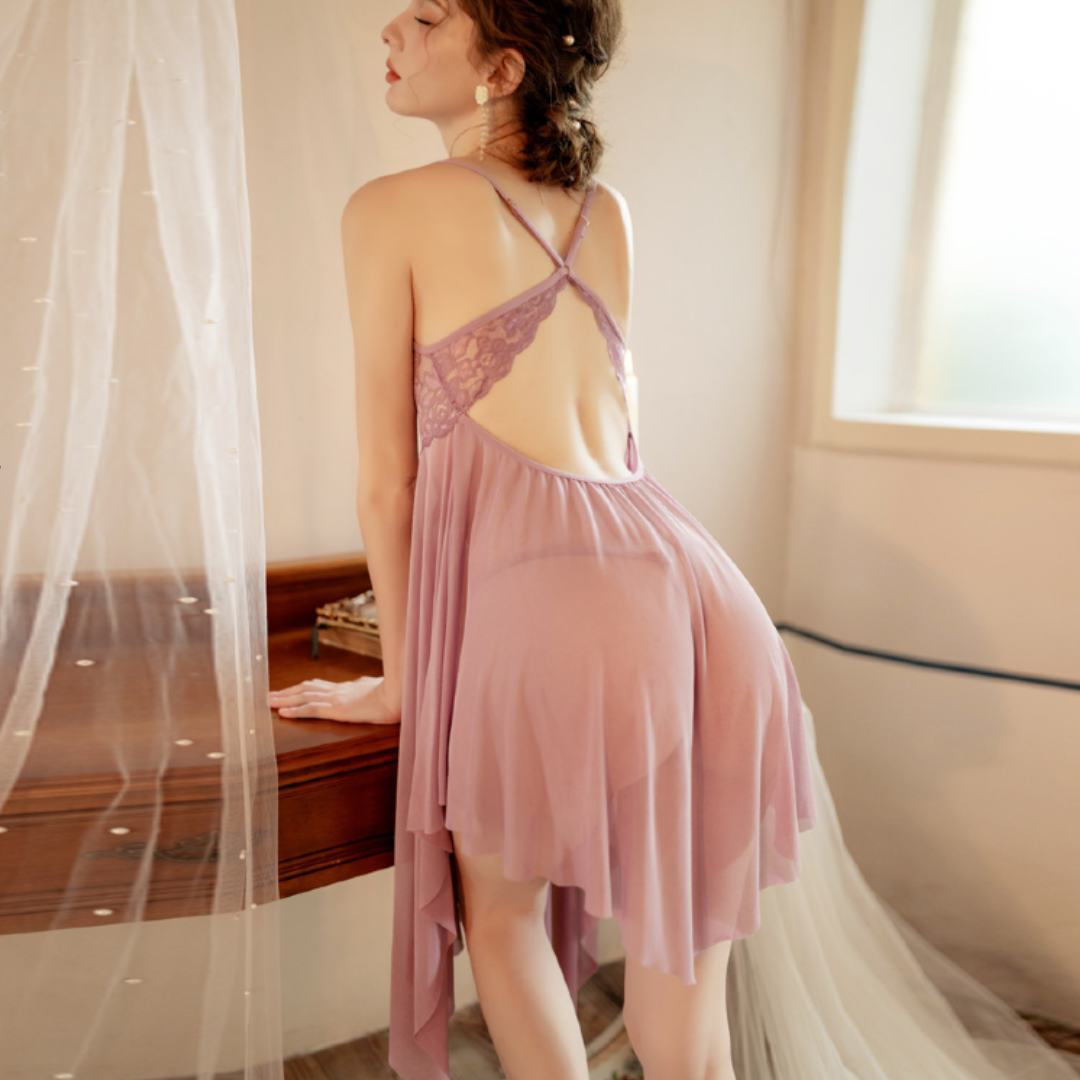 Sheer Bliss Lingerie With Matching Panty