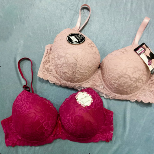 Pack Of 2 Lace Padded Bra