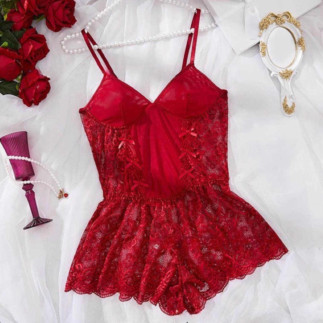Sexy Sheer Lace Sleepwear