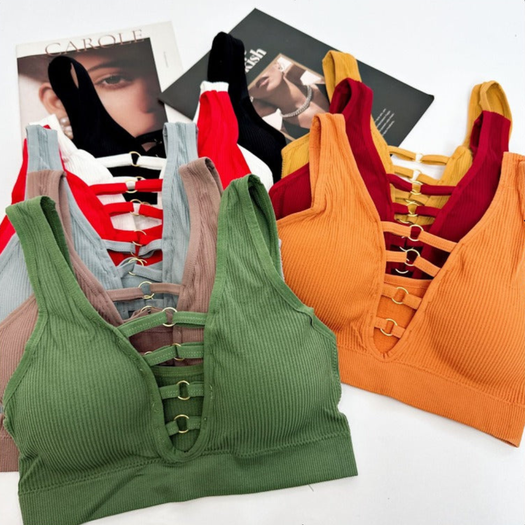 Smooth Contour Padded Bra with Coordinated Thong