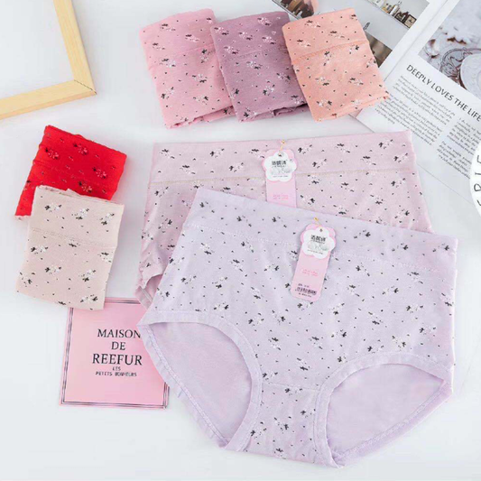 Pack of 2 Jersy Printed High Waist Underwear