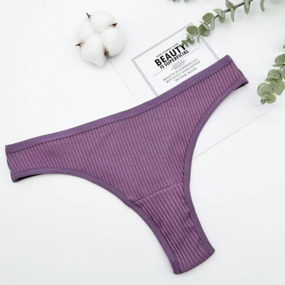 Pack of 2 Jersy Cotton Essential Thongs