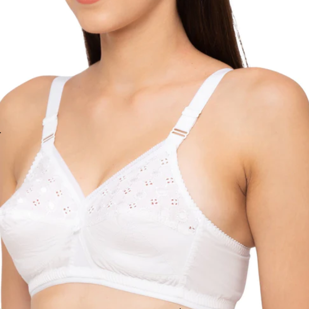 Non Padded Non Wired Embroidered For Women (Komal Bra)