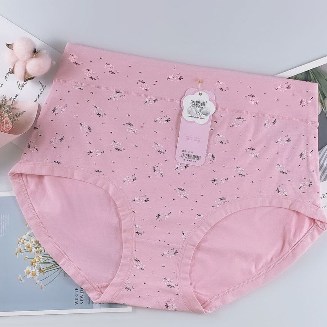 Pack of 2 Jersy Printed High Waist Underwear