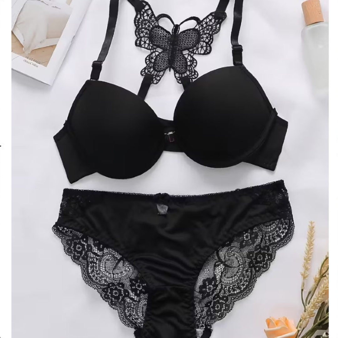 Push-up Front Open Butterfly Back Set