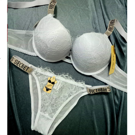 Veloura Net Luxe Double Push-Up Bra Set