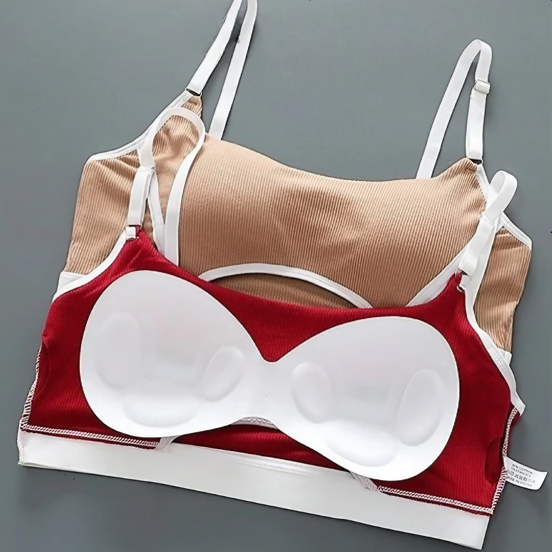 Soft Removable Padded Sports Bra Set