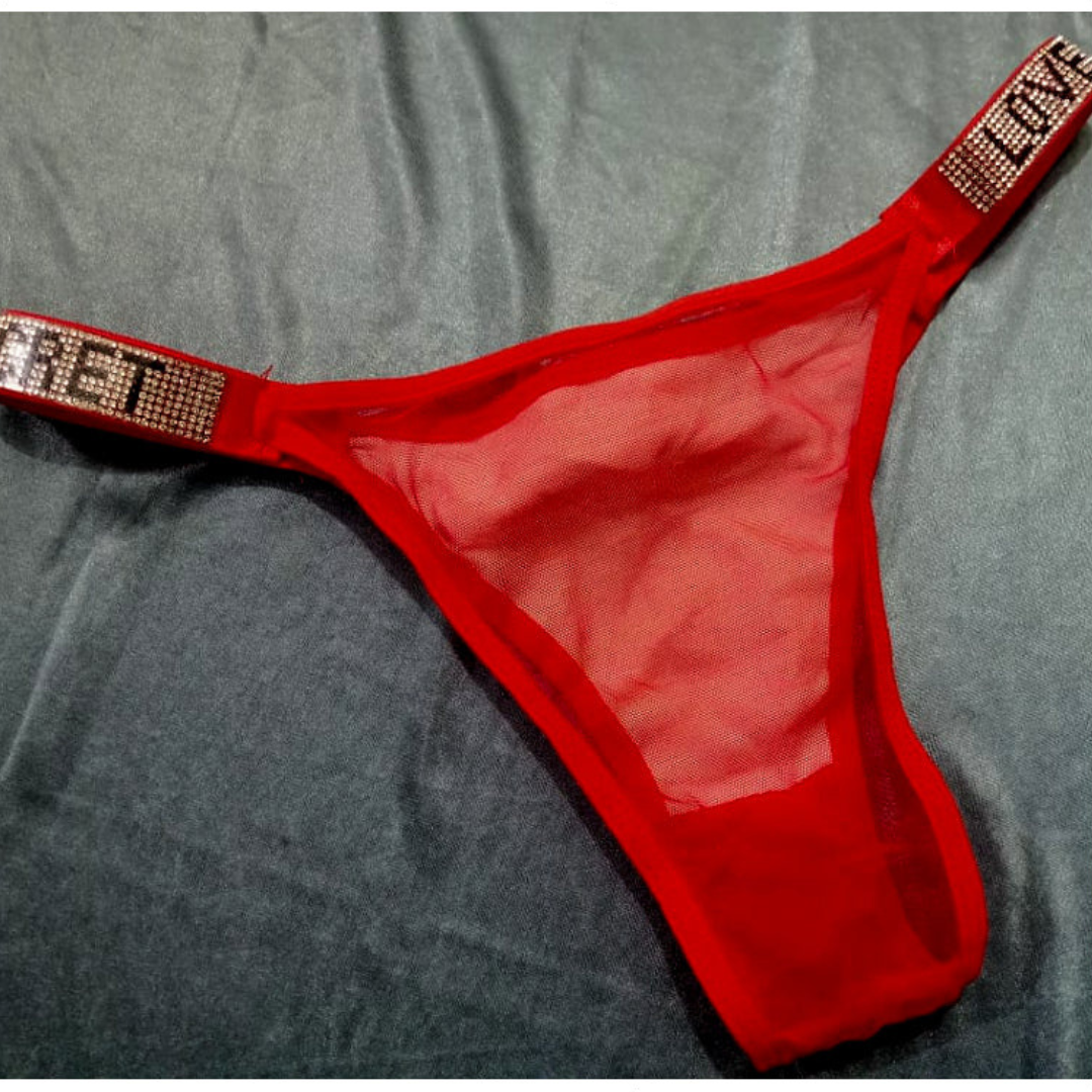 Soft Net Leather Push Up Bra Set