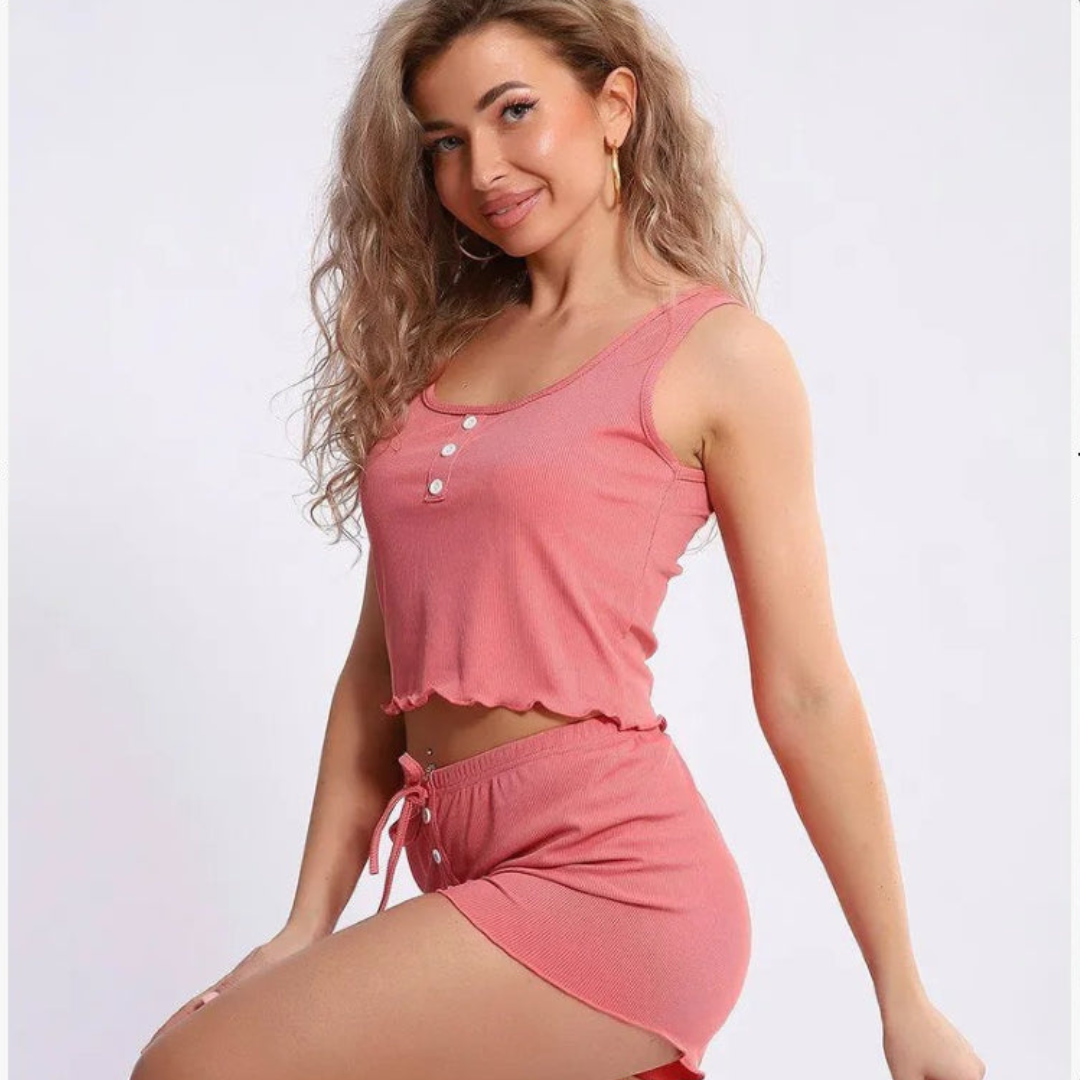 Relaxed Cotton Lounge & Sleep Set