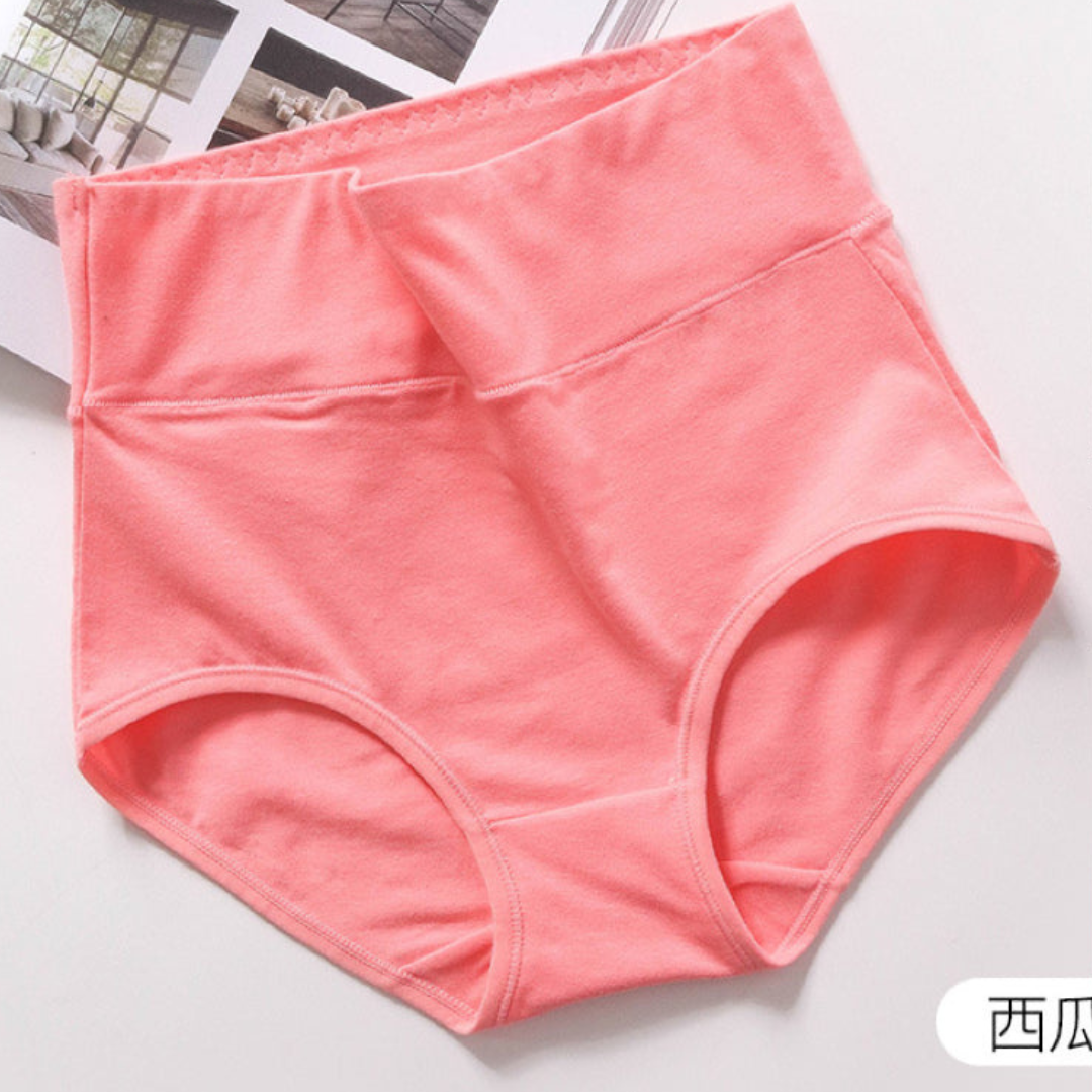 Pack of 2 Soft Cotton High Waist Panties
