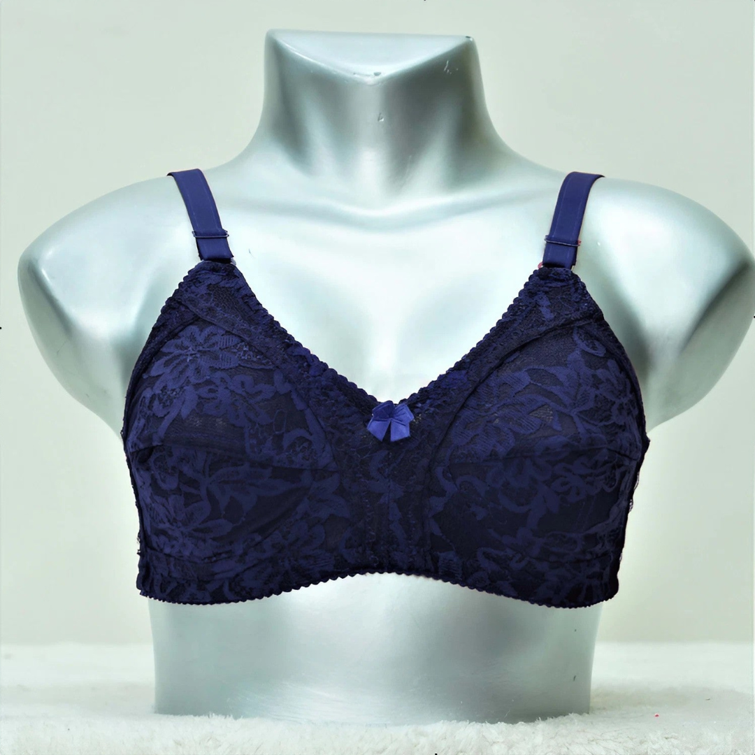 Net See through Non Wired Bra