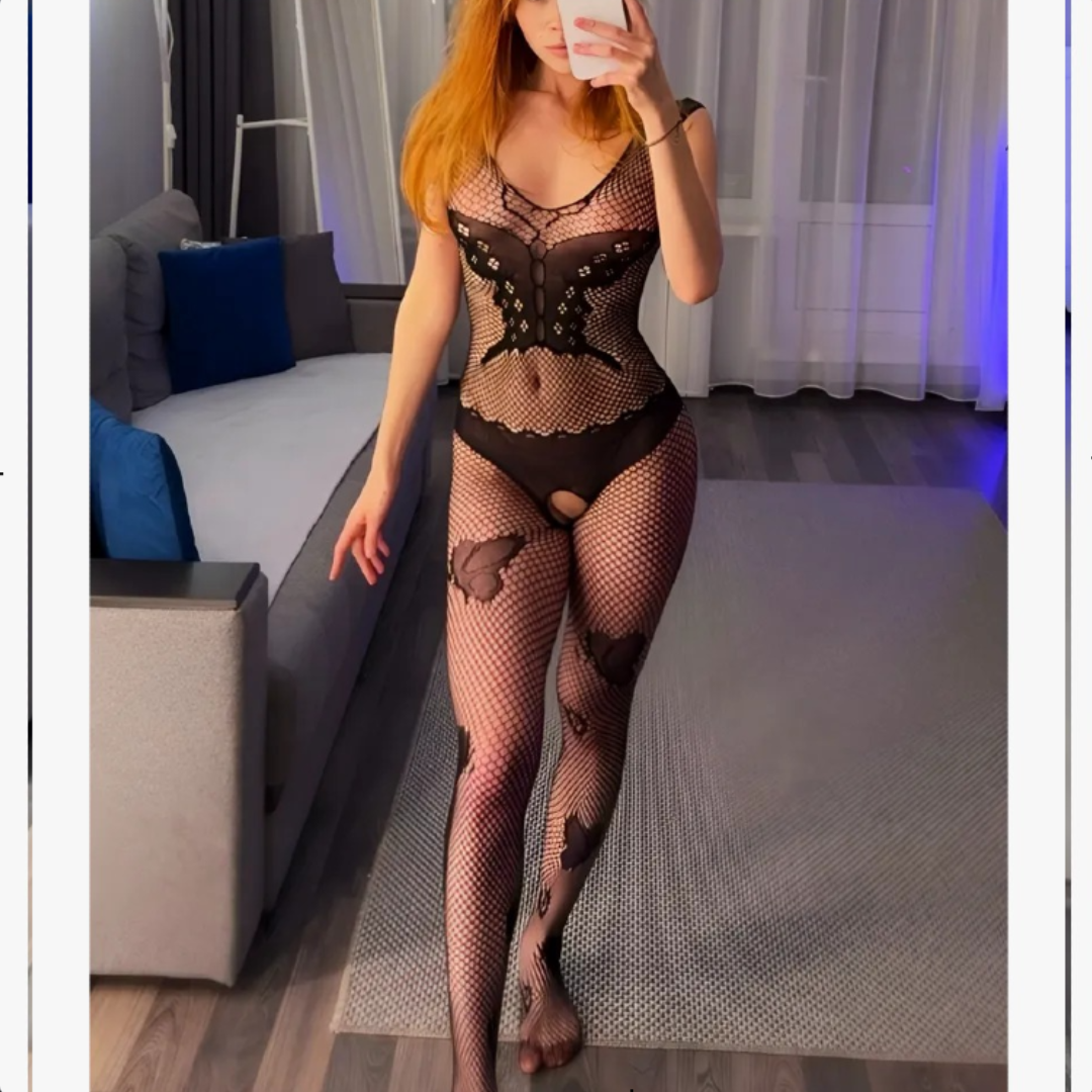 Luxe Sheer Lace & Mesh Bodysuit