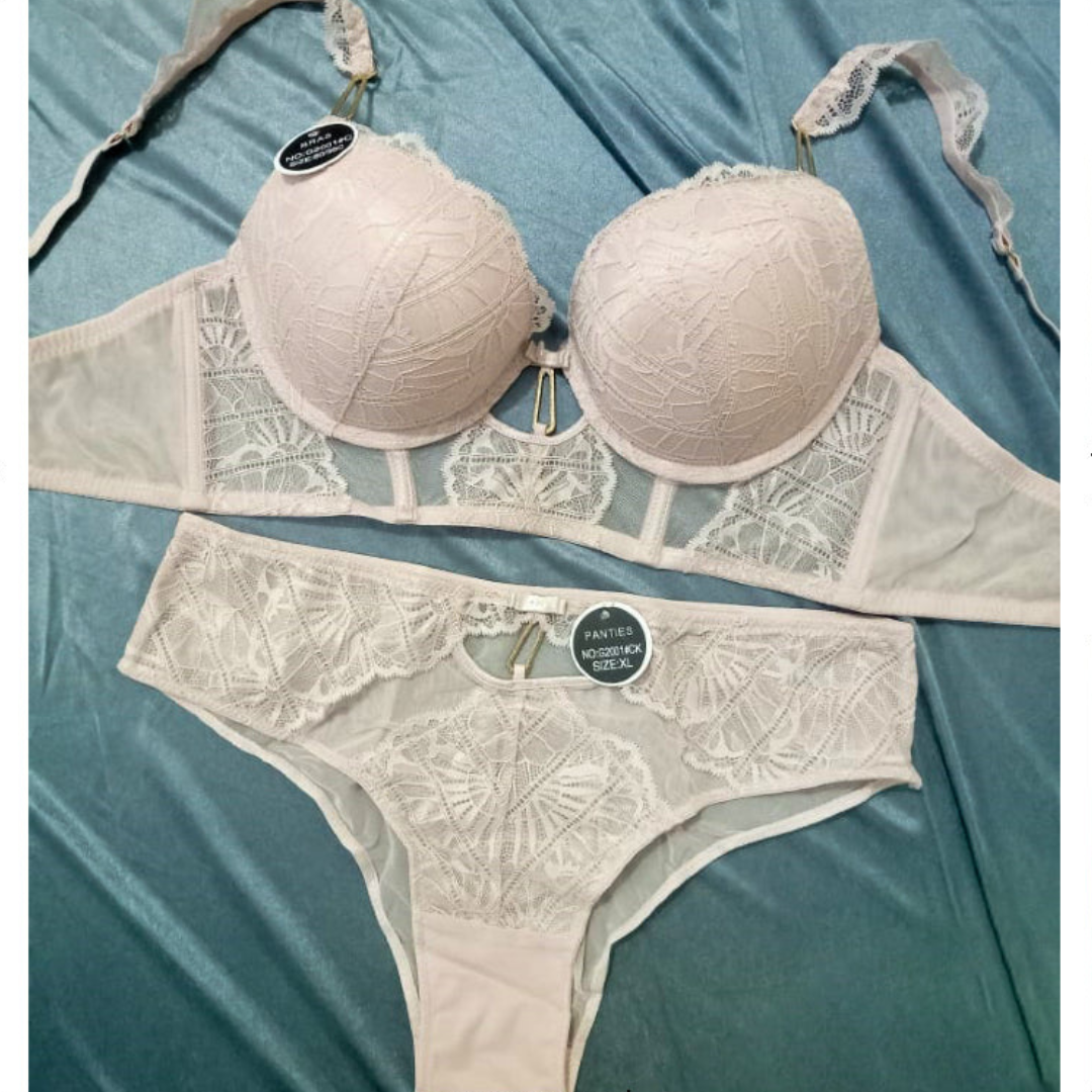 Luxe Sheer Net Seductive Bra Set