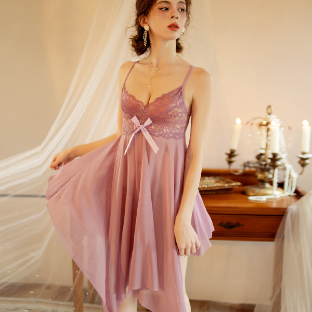 Sheer Bliss Lingerie With Matching Panty