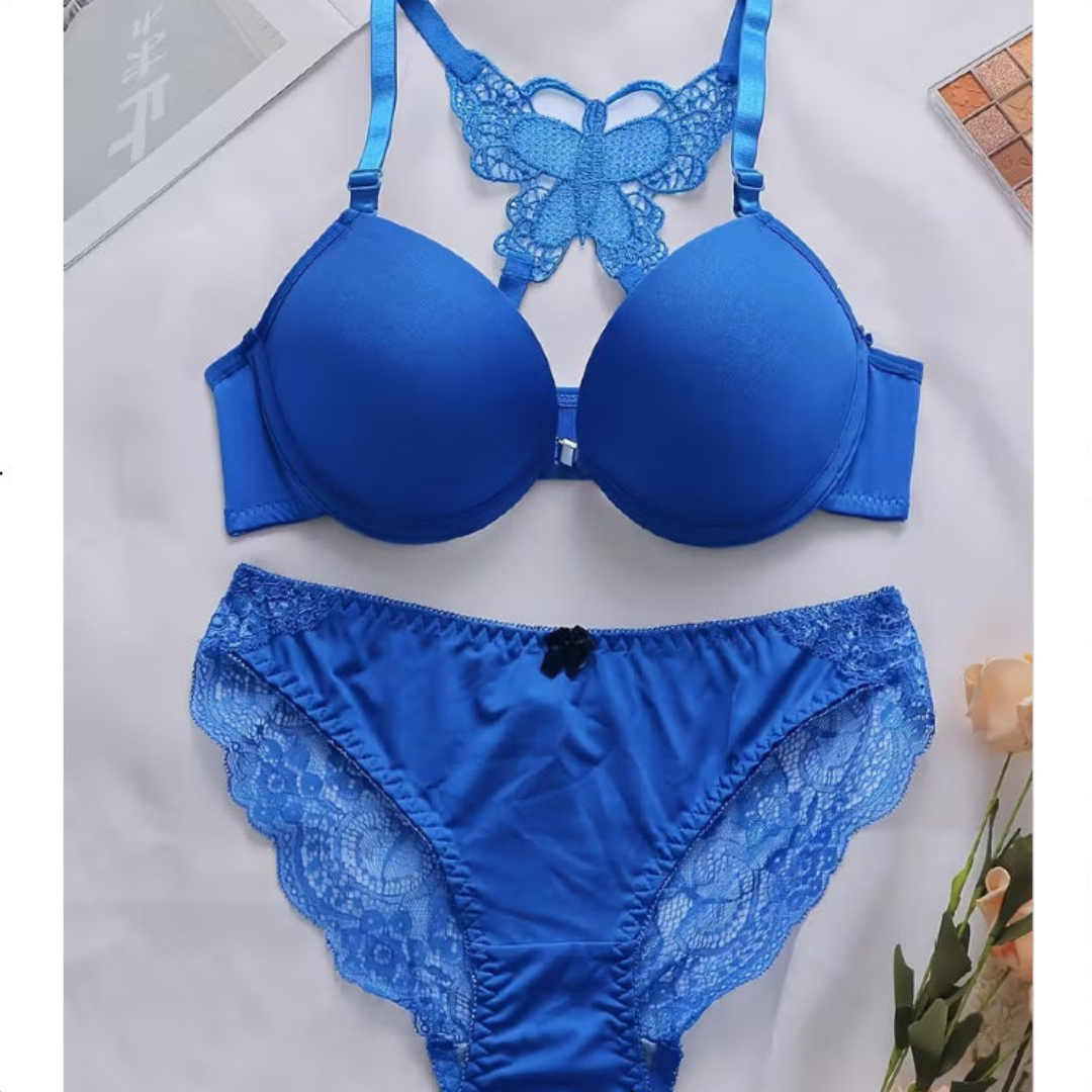 Push-up Front Open Butterfly Back Set