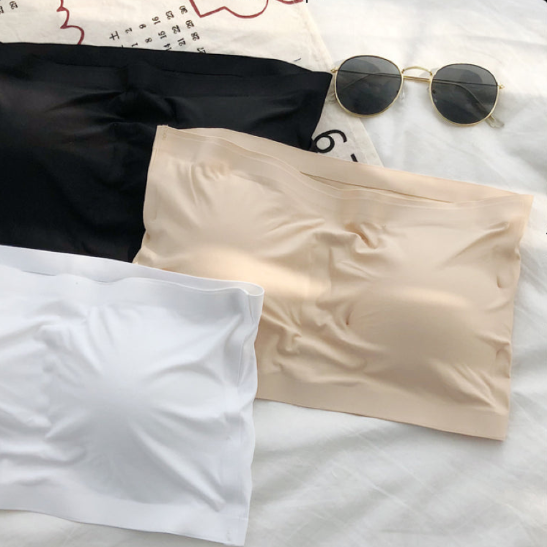 Strapless Bandeau Stretchy Tube Top Bra