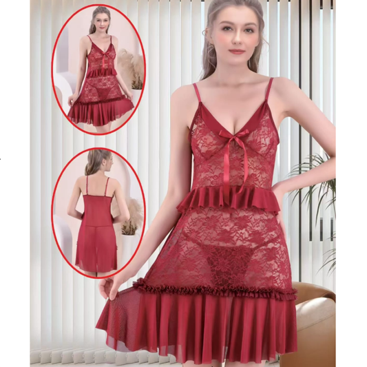 Pure Temptation Lace Set Nighty