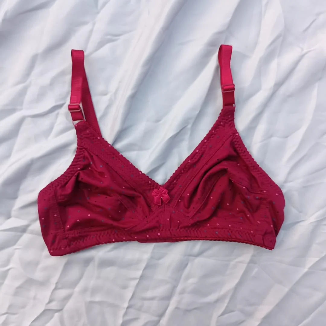 Lightweight Non-Padded Seamless Cotton Bra