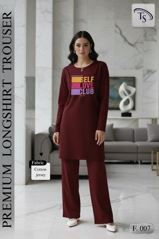 Self Love Club – Premium Long Shirt Trouser Set