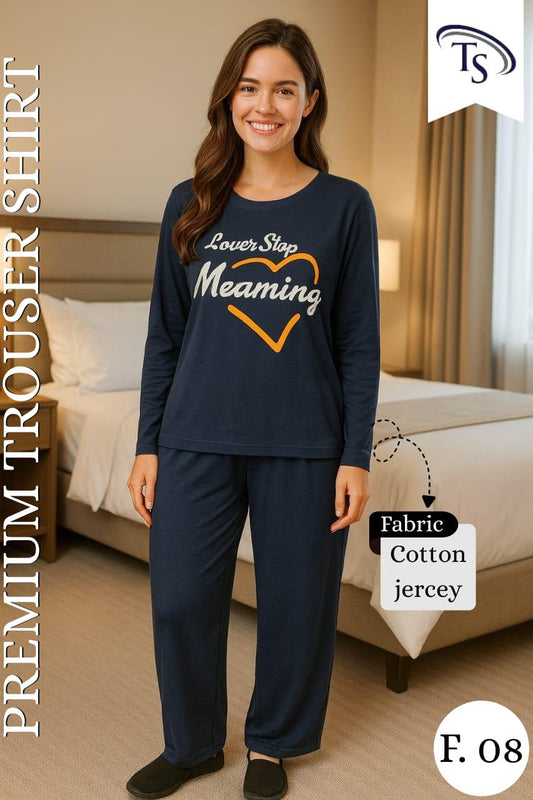 Lover Stop Meaming – Premium Trouser Shirt Set