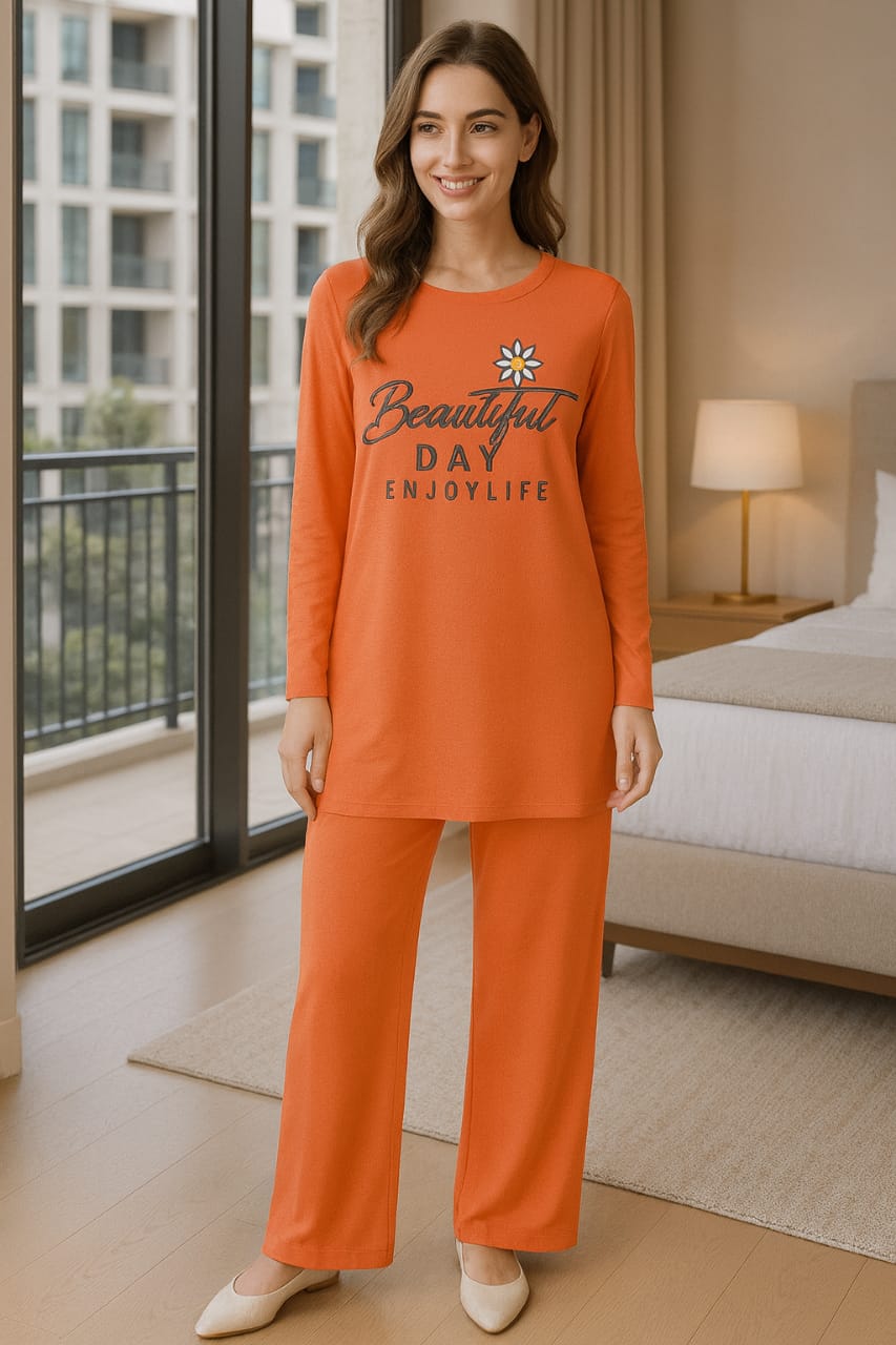 Premium Long Shirt Trouser Set β Beautiful Day