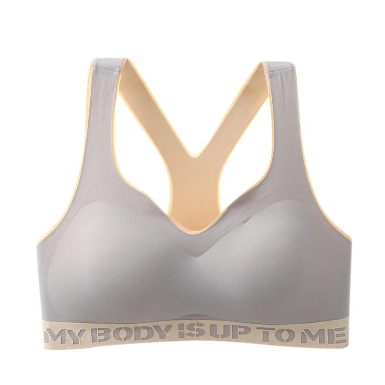 Ladies Seamless Wireless Sports Bra for Workout