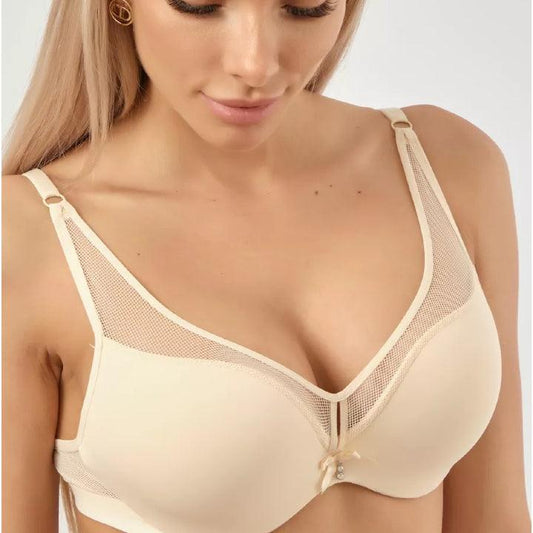Soft Nylon Thin Padded Wired Bra