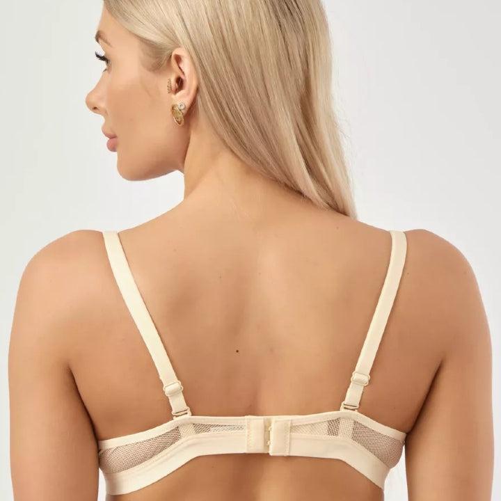 Soft Nylon Thin Padded Wired Bra