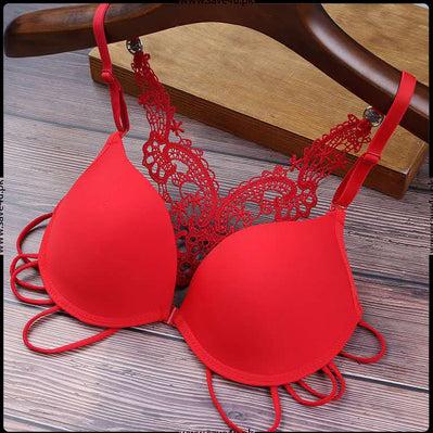 Front Closure Push Up Bra with Underwire
