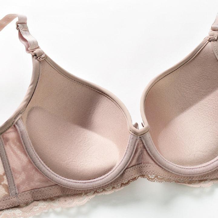 Wired Bra with Lace Trim Pads