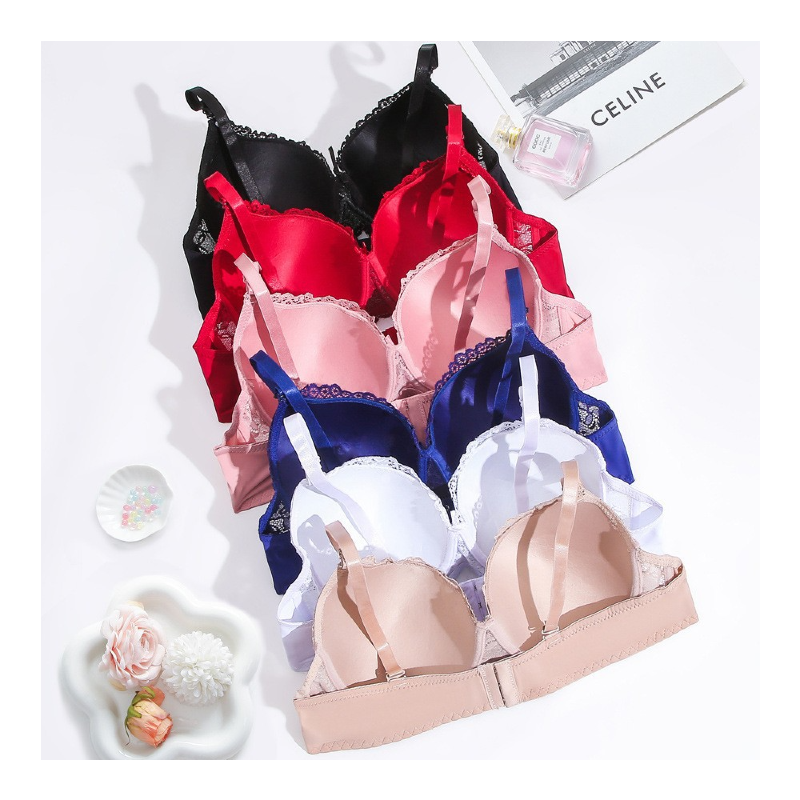 Exquisite Floral Lace Push Up Wired Bra