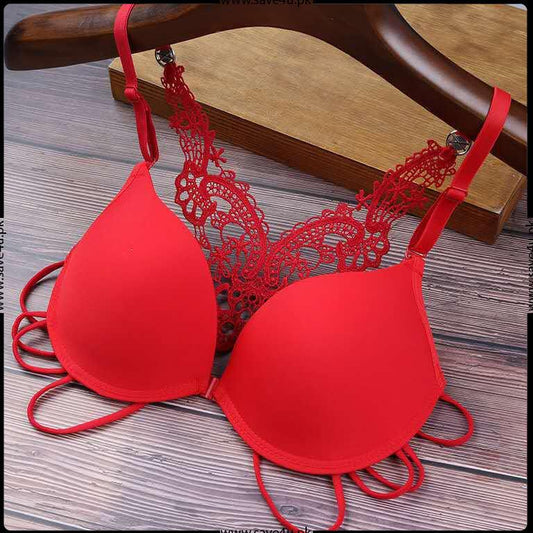 Front Closure Push Up Bra with Underwire