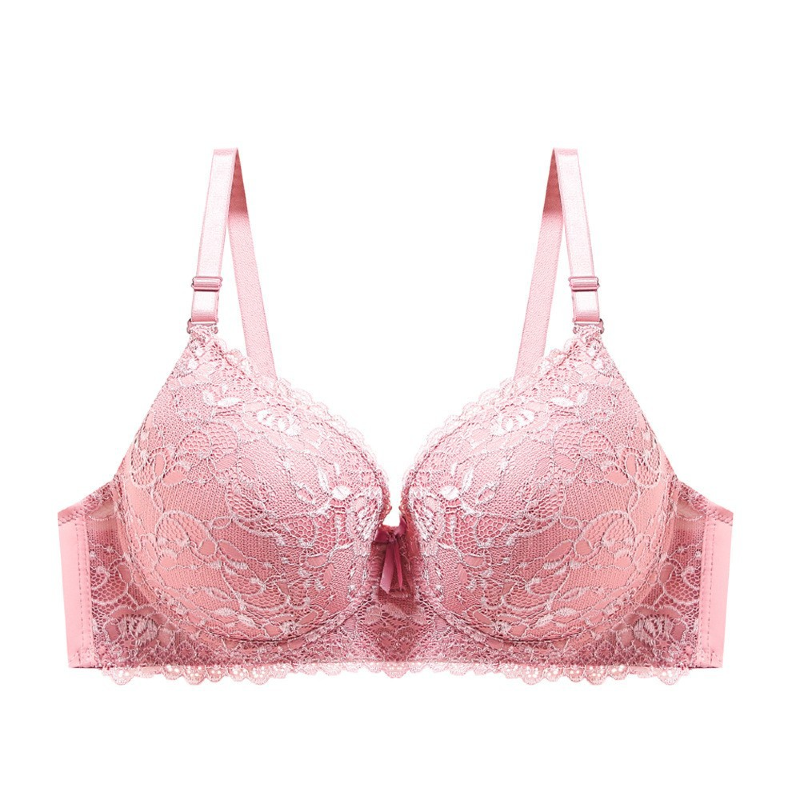 Exquisite Floral Lace Push Up Wired Bra