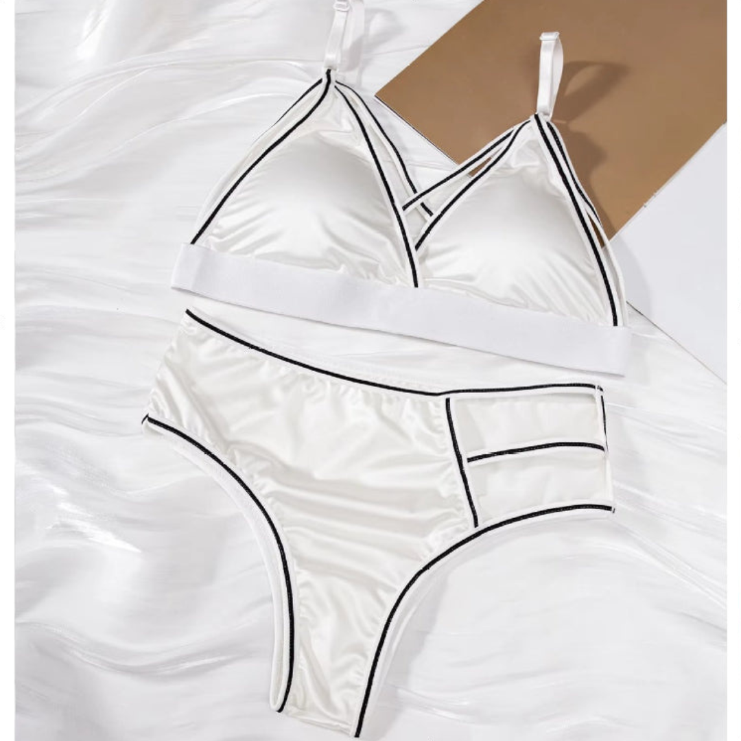 Chic Slim Fit Padded Bra with Matching Luxe Panty