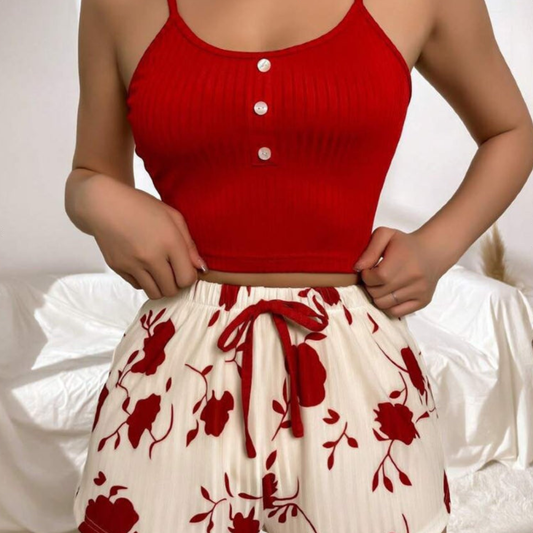 Cozy Cotton Short Shirt Night Set  No reviews